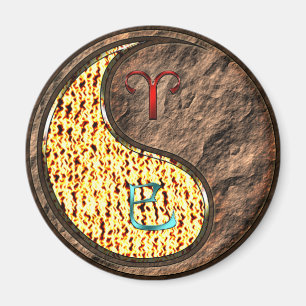 Widder & Erdnatter Magnet