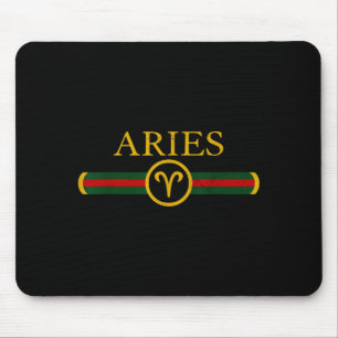 Widder-Geburtstags-Sternzeichen-Horoskop im April Mousepad