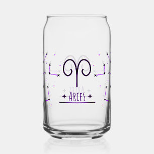 Widder Glasgeschenk für das Sternzeichen Widder Dosenglas