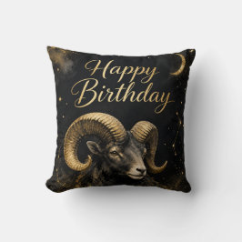 Widder Happy Birthday Sternzeichen Design Kissen