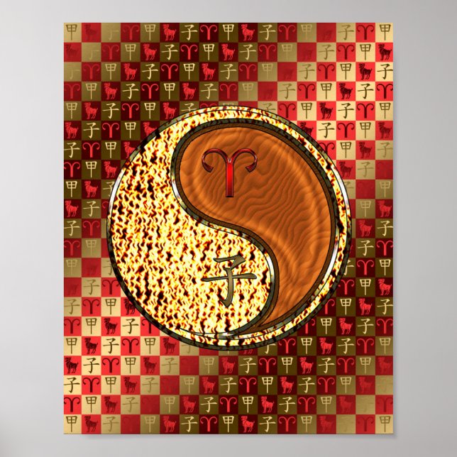 Widder & Holzratte Poster (Vorne)