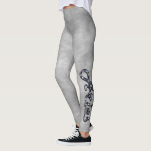 Widder in Diamanten Leggings