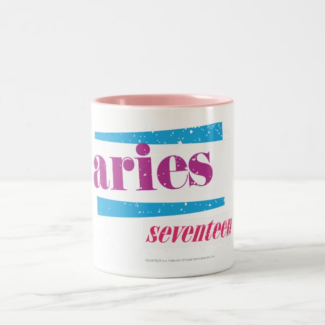 Widder lila zweifarbige tasse (Mittel)