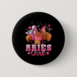 Widder Mädchen Geburtstagskönigin Frauen Geburtsta Button