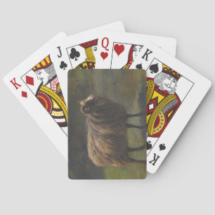 Widder (männliches Schaf) auf dem Bauernhof (von R Spielkarten