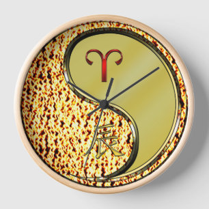 Widder & Metalldrache Uhr