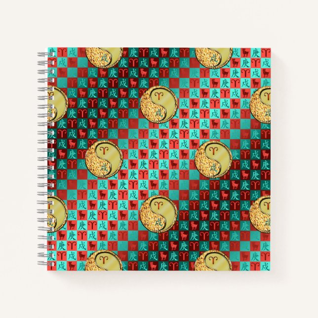 Widder & Metallhund Notizbuch (Vorderseite)