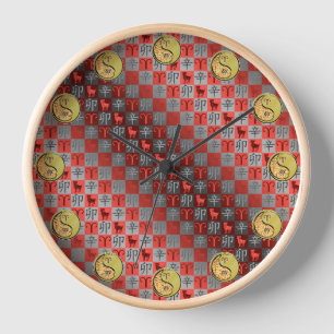 Widder & Metallinchen Uhr