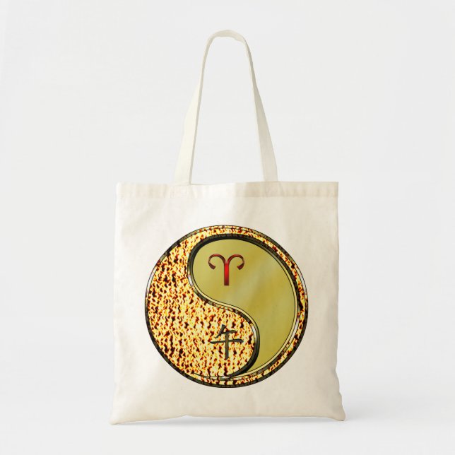 Widder & Metallpferd Tragetasche (Vorne)
