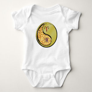 Widder & Metallschwein Baby Strampler