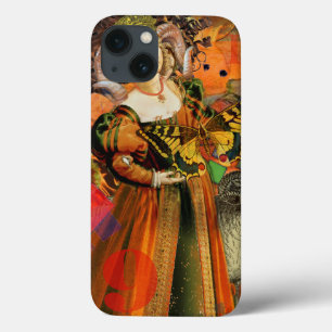 Widder Orange Frau: Gothic Widder Antike Kunst Col iPhone 13 Hülle