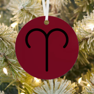 Widder Ornament Aus Metall