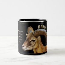 Widder-RAM-Tierkreis-Tasse mit Eigenschaften