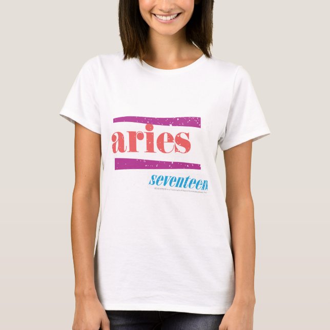 Widder-Rosa T-Shirt (Vorderseite)