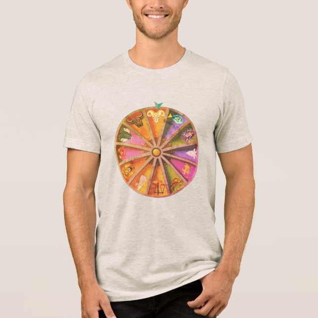 Widder siegen Tri-Blend shirt (Vorderseite)