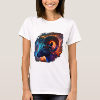 Widder-Sternzeichen Basic T-Shirt für Frauen