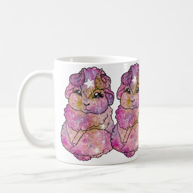 Widder Sternzeichen Geburtstag Kaffeetasse (Links)