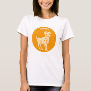 Widder, Sternzeichen, Horoskop, Astrologie T-Shirt