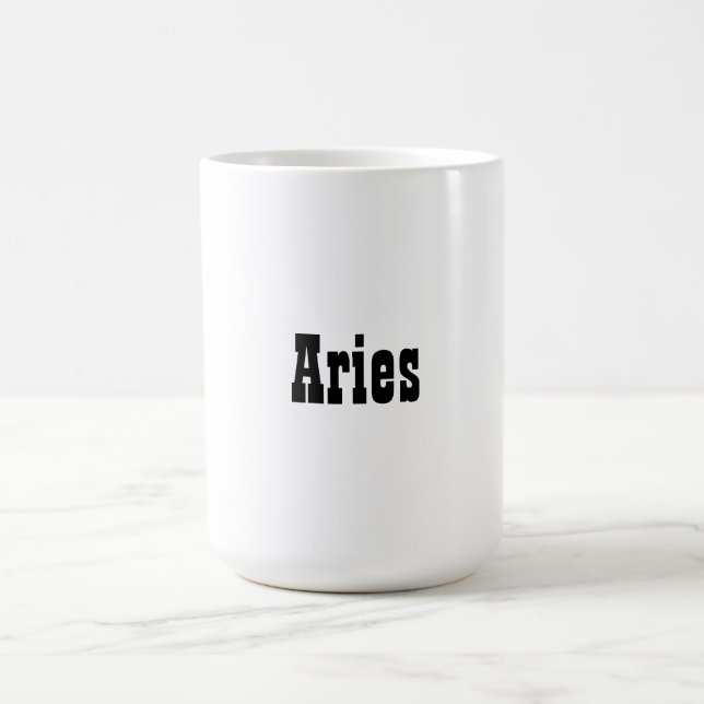 Widder-Sternzeichen-Morphing-Tasse Verwandlungstasse (Zentrum)