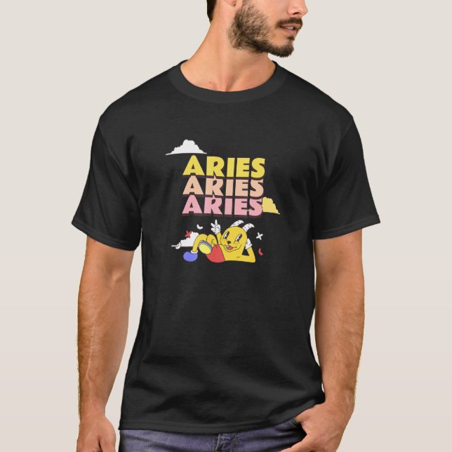Widder-Sternzeichen T-Shirt (Vorderseite)