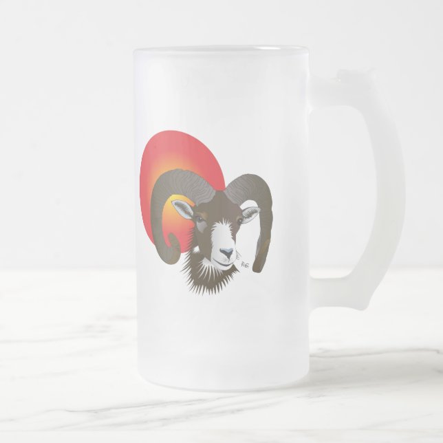 Widder - Sternzeichen Tasse (Rechts)