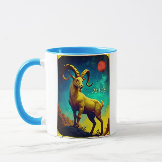 Widder Sternzeichen Tasse (Links)