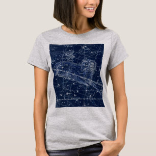 Widder-Sternzeichen Vintage-Illustration T-Shirt