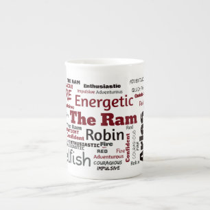 Widder-Tasse Prozellantasse