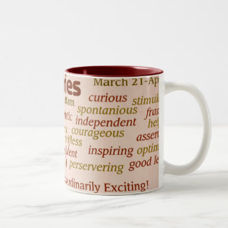 Widder-Tasse Zweifarbige Tasse