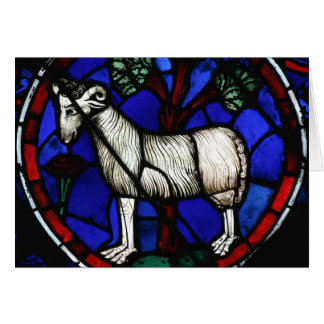 Widder-Tierkreis-Buntglas-Notre-Dame de Paris
