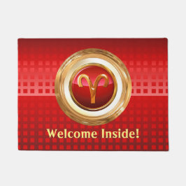 Widder-Tierkreis-Zeichen Fußmatte