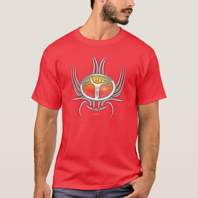 Widder-Tierkreis-Zeichen T-Shirt (Vorderseite)
