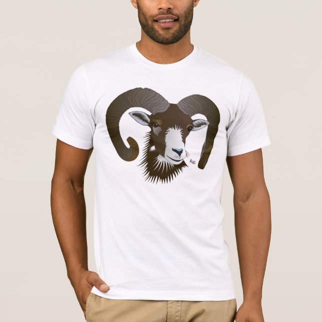 Widder - Tierkreiszeichen T-Shirt (Vorderseite)