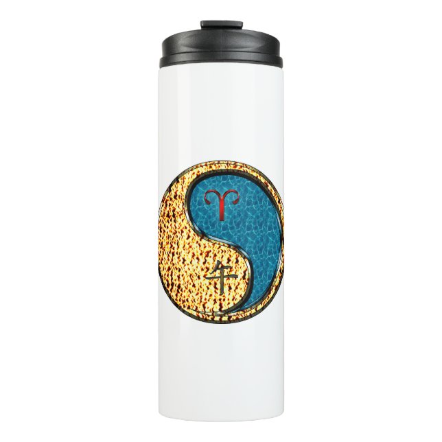 Widder & Wasserpferd Thermosbecher (Vorderseite)