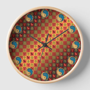 Widder & Wasserpferd Uhr