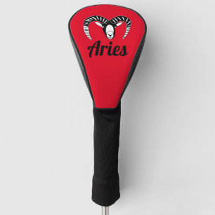 Widder-Widder-Symbol Astrologisches Zeichen Golf Headcover