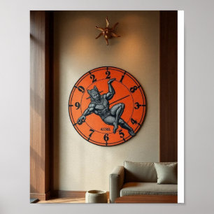 Widder-Zodiac-Wandkunst-Druck Kühne Astrologie R Poster