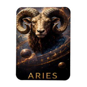Widder-Zodiac-Widder-Himmels-Astrologie-Symbol Magnet