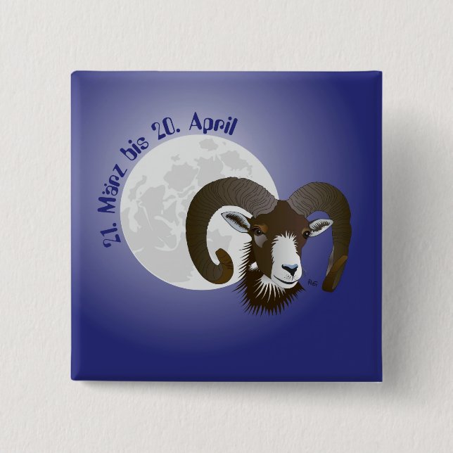 Widdertasten Button (Vorderseite)