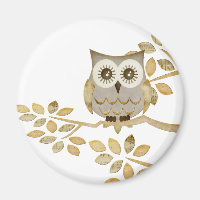Wide Eyes Owl in Tree