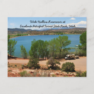 Wide Hollow Reservoir Postkarte