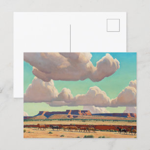 Wide Lands der Navajo von Maynard Dixon Einladungspostkarte