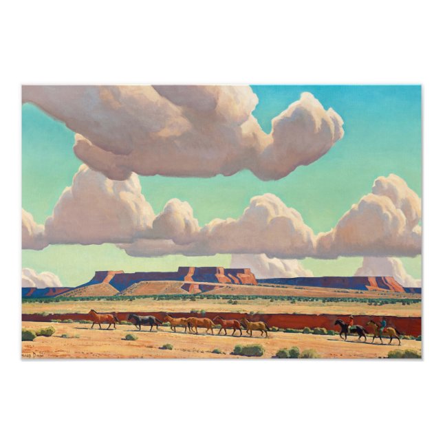 Wide Lands der Navajo von Maynard Dixon Fotodruck (Vorne)