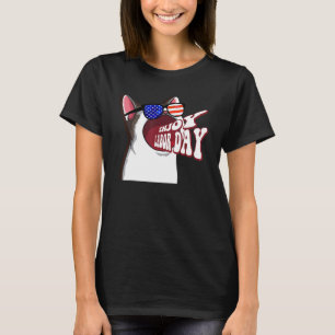 Wide Mouth Cat Meme Genießen Tag Arbeit glückliche T-Shirt