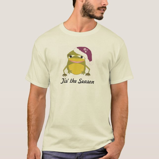 Wide Mouth Frosch in einem festlichen Hut T-Shirt (Vorderseite)