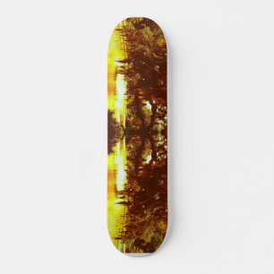 Widergespiegelter Baum Skateboard