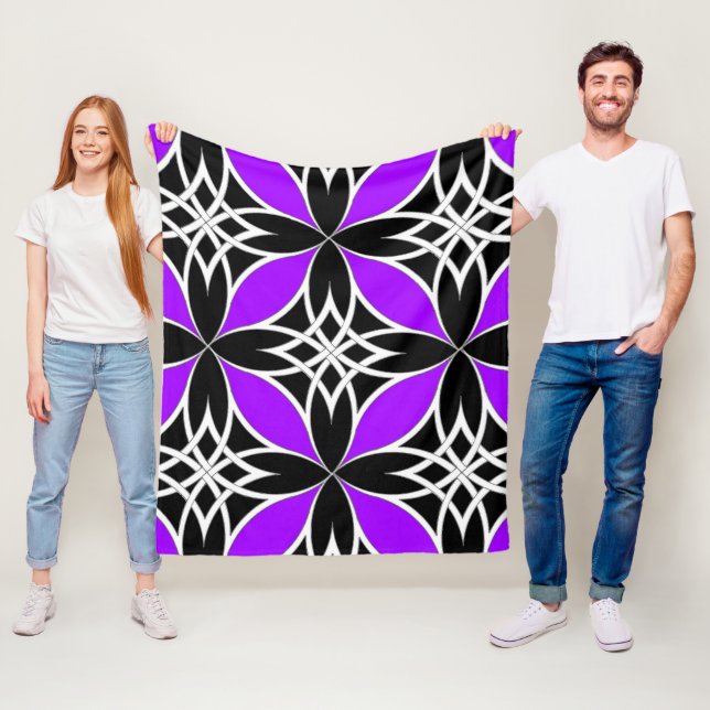 Widergespiegelter Celtic (Flutterby lila) Fleecedecke (Beispiel)