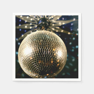 Widergespiegelter Disco-Ball 3 Serviette