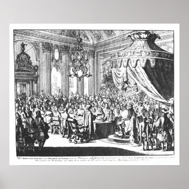 Widerruf des Edikts von Nantes Poster (Vorne)