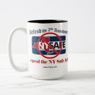Widerrufen Sie die NY sichere Tat Cofee Tasse